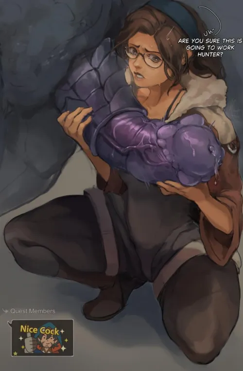 [F4M] “After capturing a monster, Alma needs to record its “proportions” for the guild” Monster Hunter RP, Bring any monster (starters get priority)