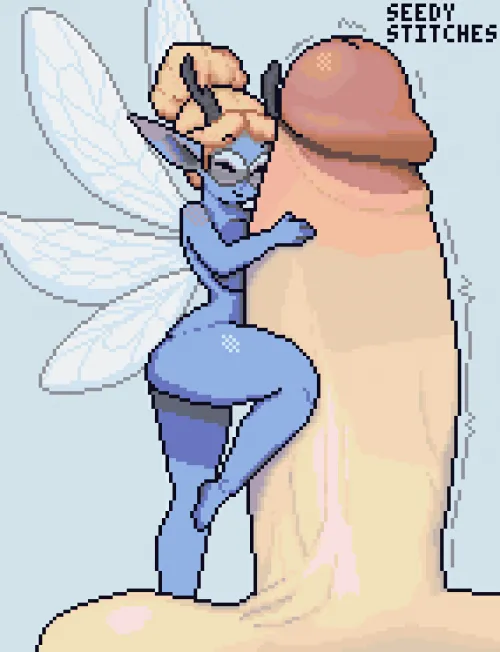 Fairy Teasing (art by me)