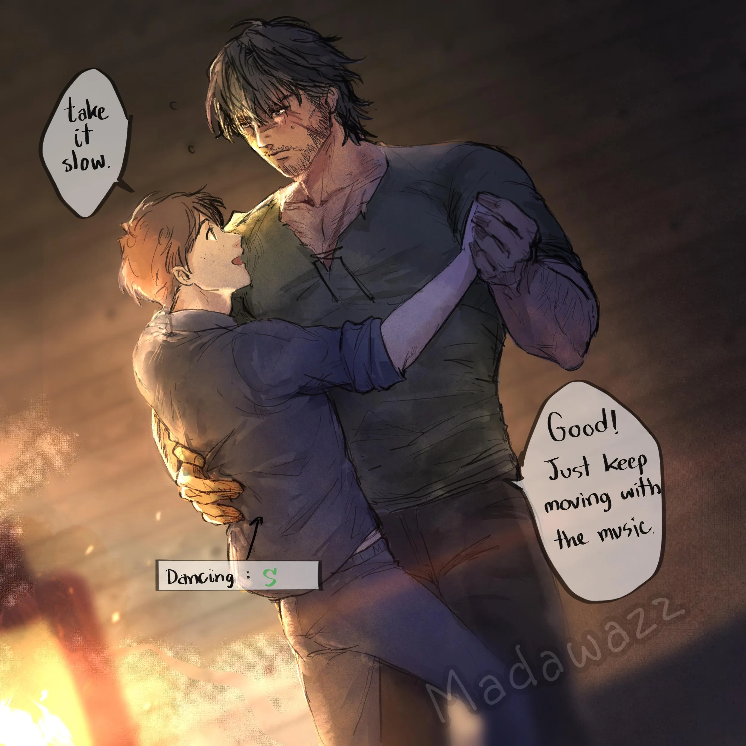 Finally drew Eden’s moment the way I imagined🥺