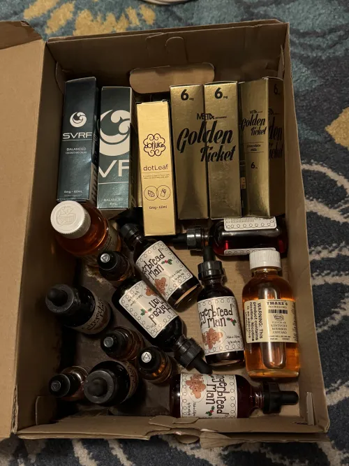 Found an old box of juice that I forgot about