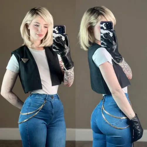 I cosplayed Android 18 from Dragonball Z by LeesiBB