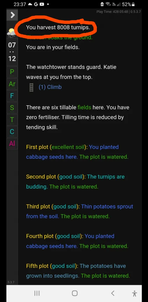 I made the turnip say the funny number