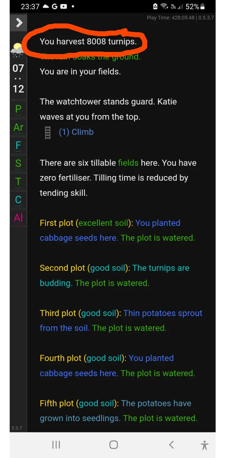 I made the turnip say the funny number