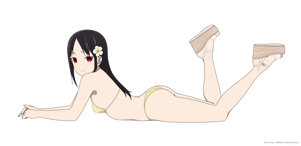 Kaguya Doing A Photoshoot In Her Bikini
