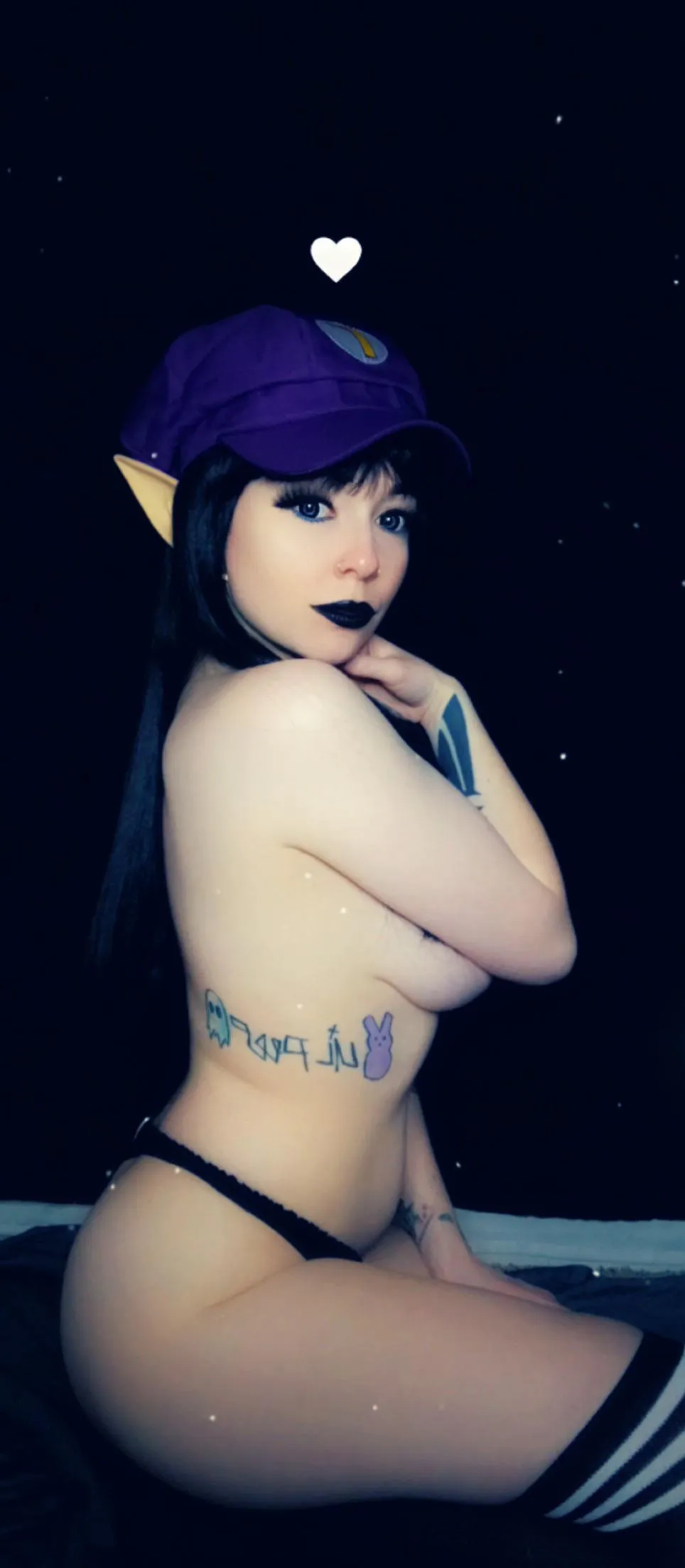 nsfw, not safe from waluigi 💜🤪