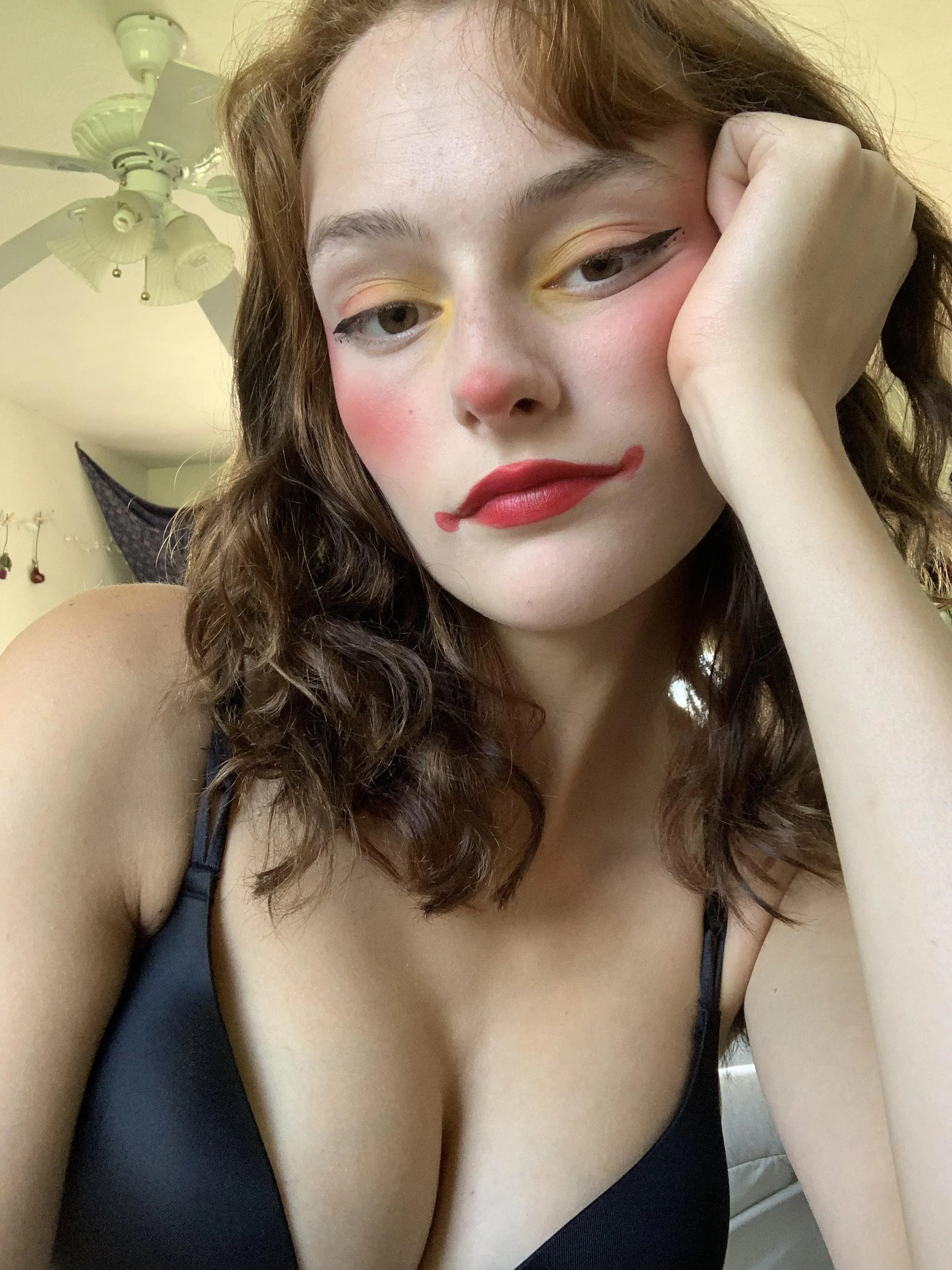 old pic but still one of my faves. I need to do more clown looks hehe