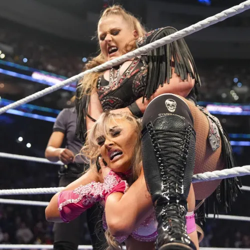 Piper punishing Tiffany