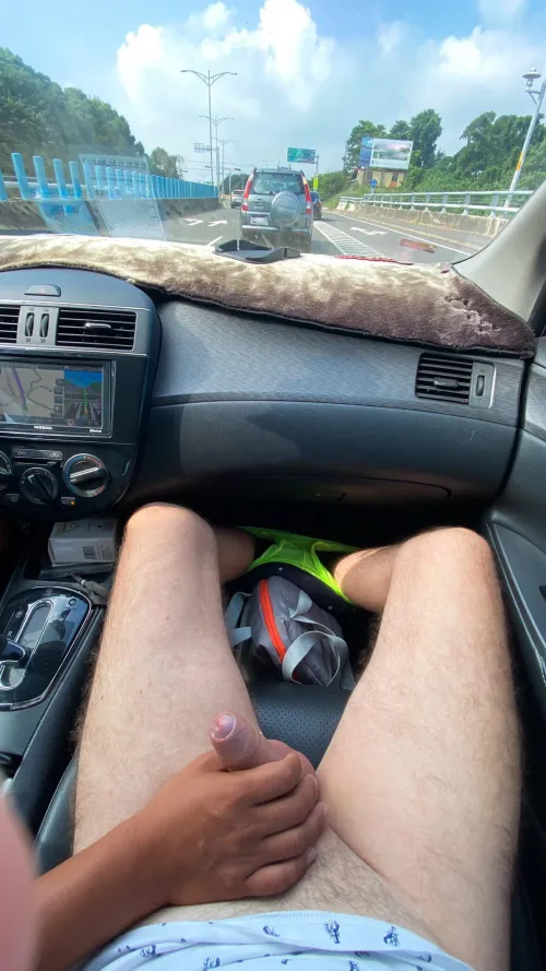 The best road trip is when your pants are round your ankles.
