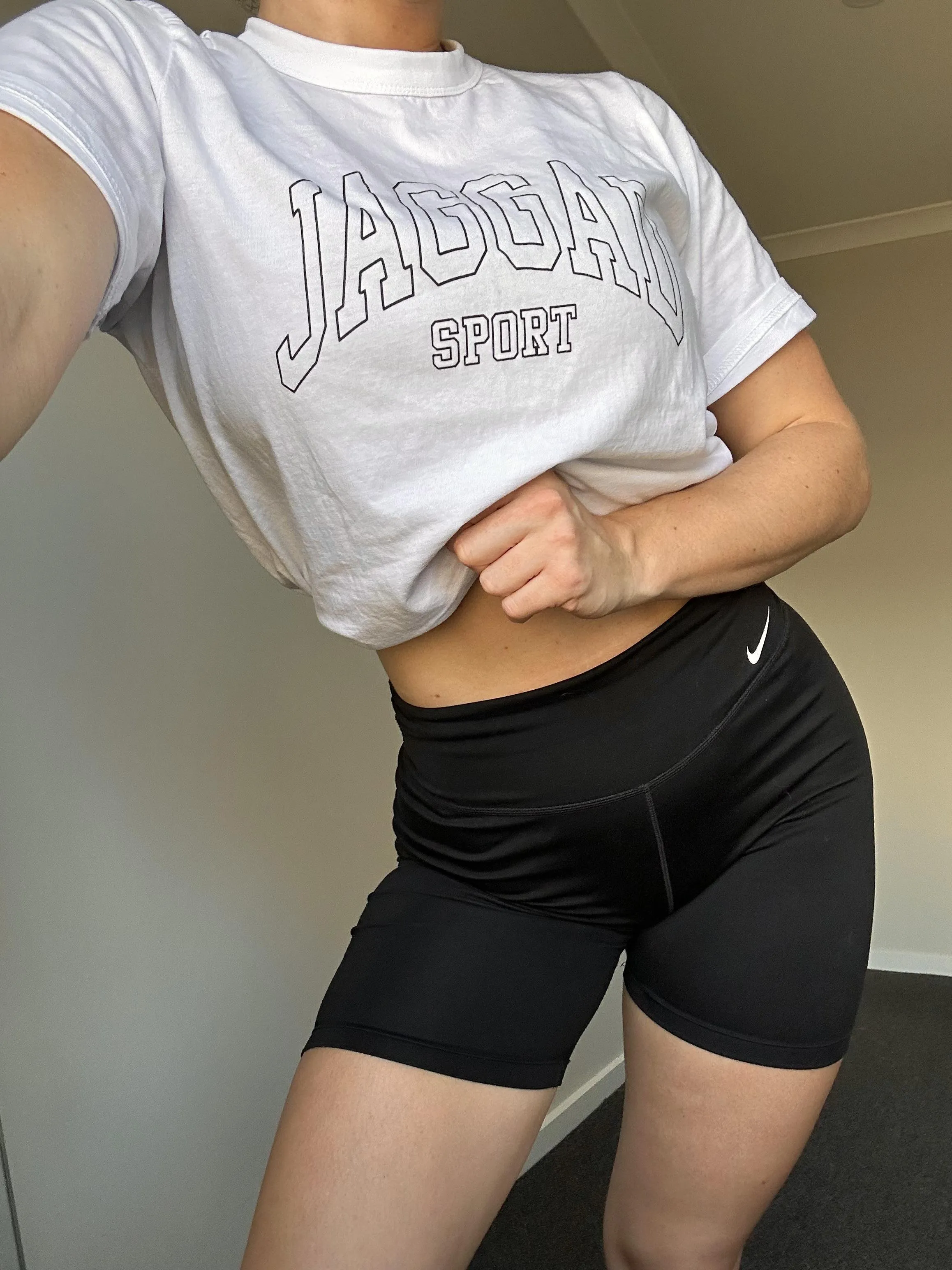 Thighs in Nike leggings 😮‍💨