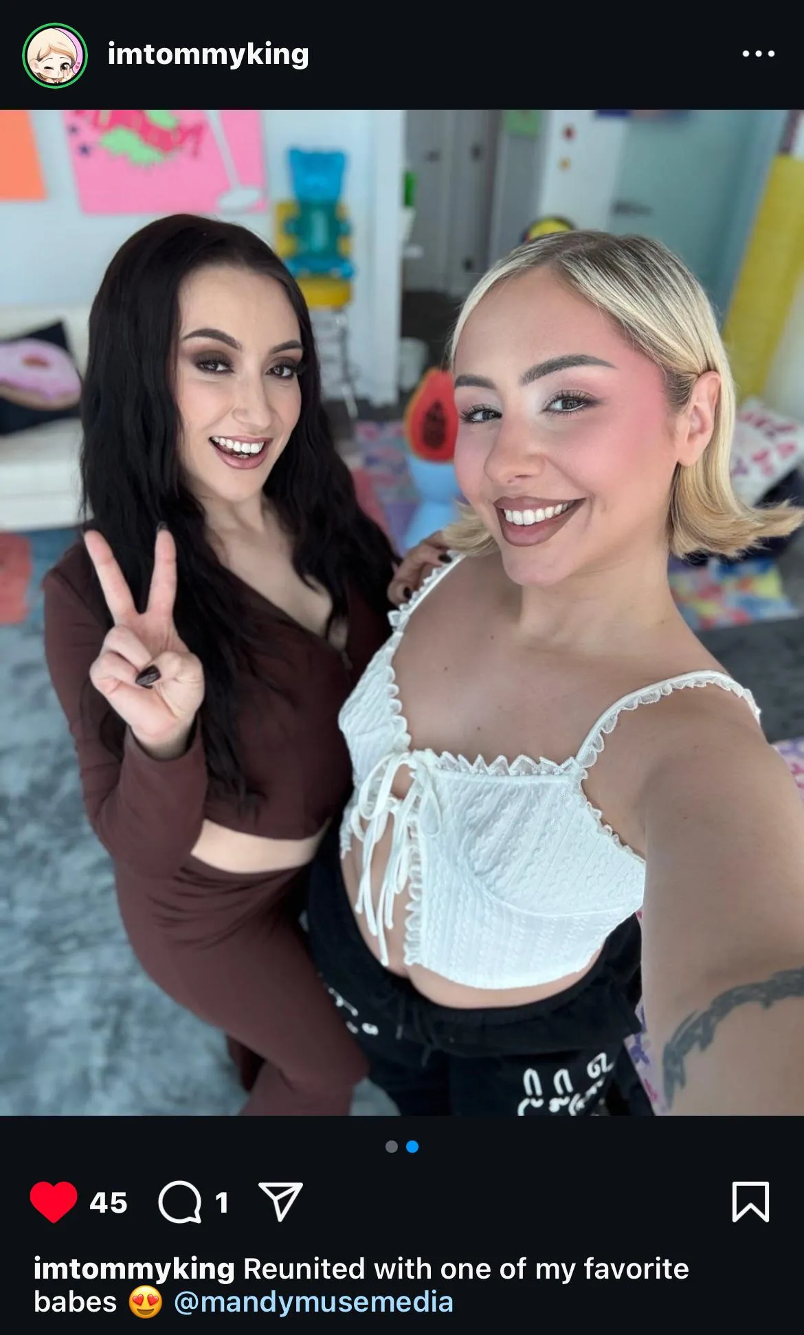 [Tommy]’s Instagram update.