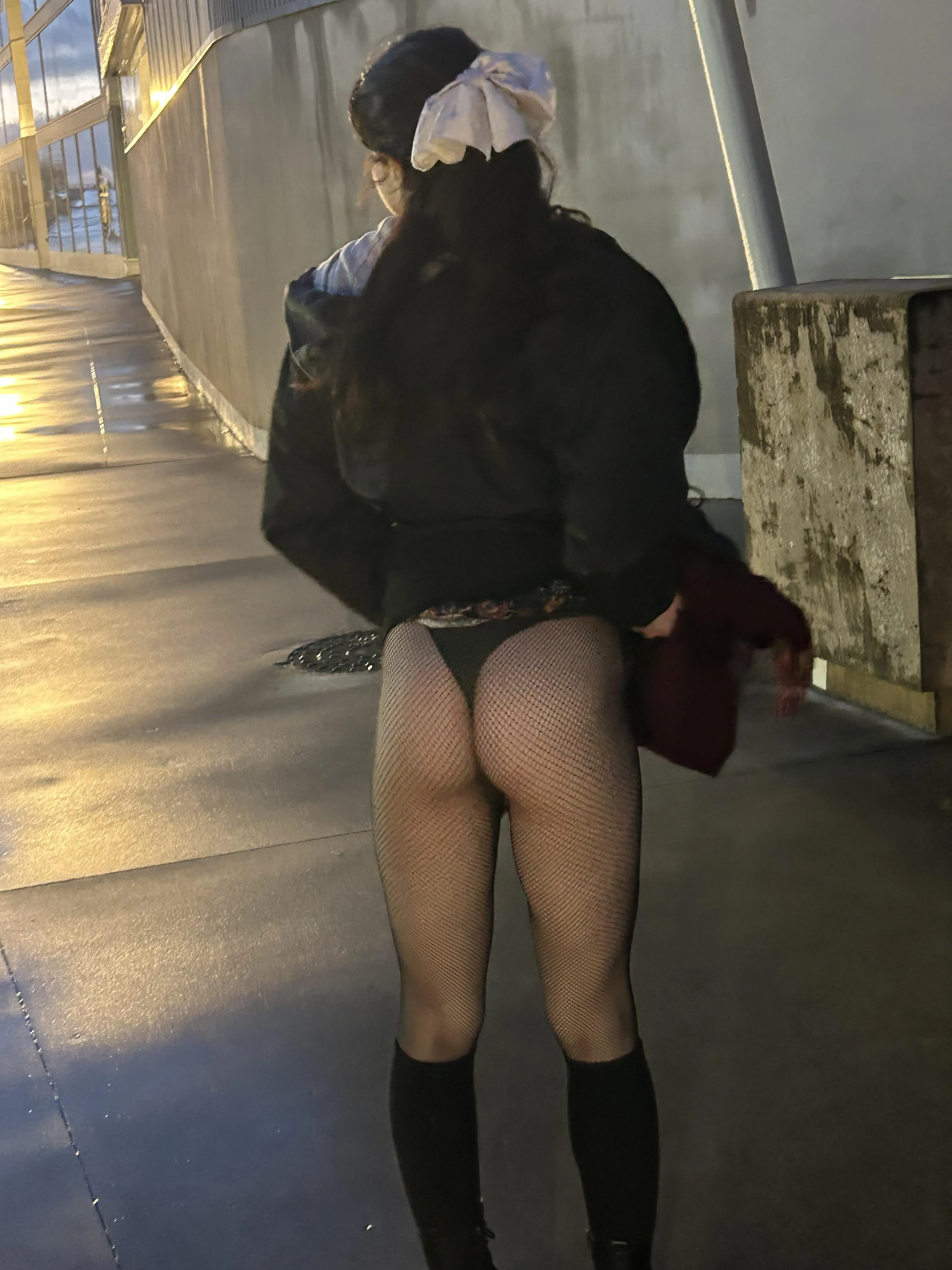 we went for a walk today