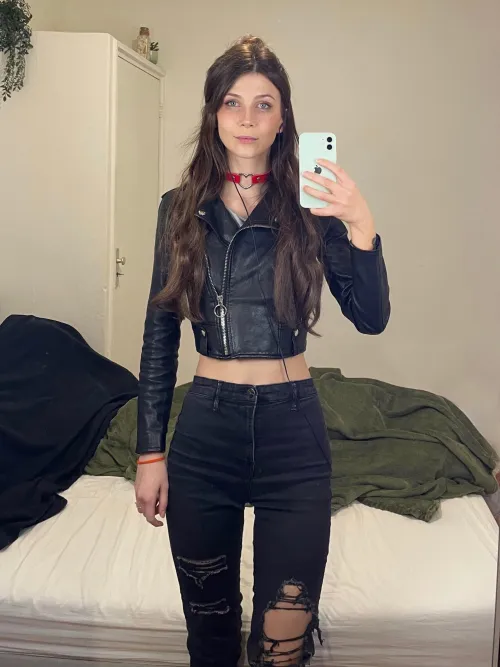 what about black & red leather?