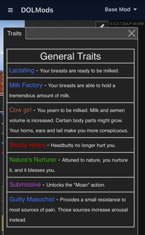 what is the nature's nurturer trait and how did i get it?