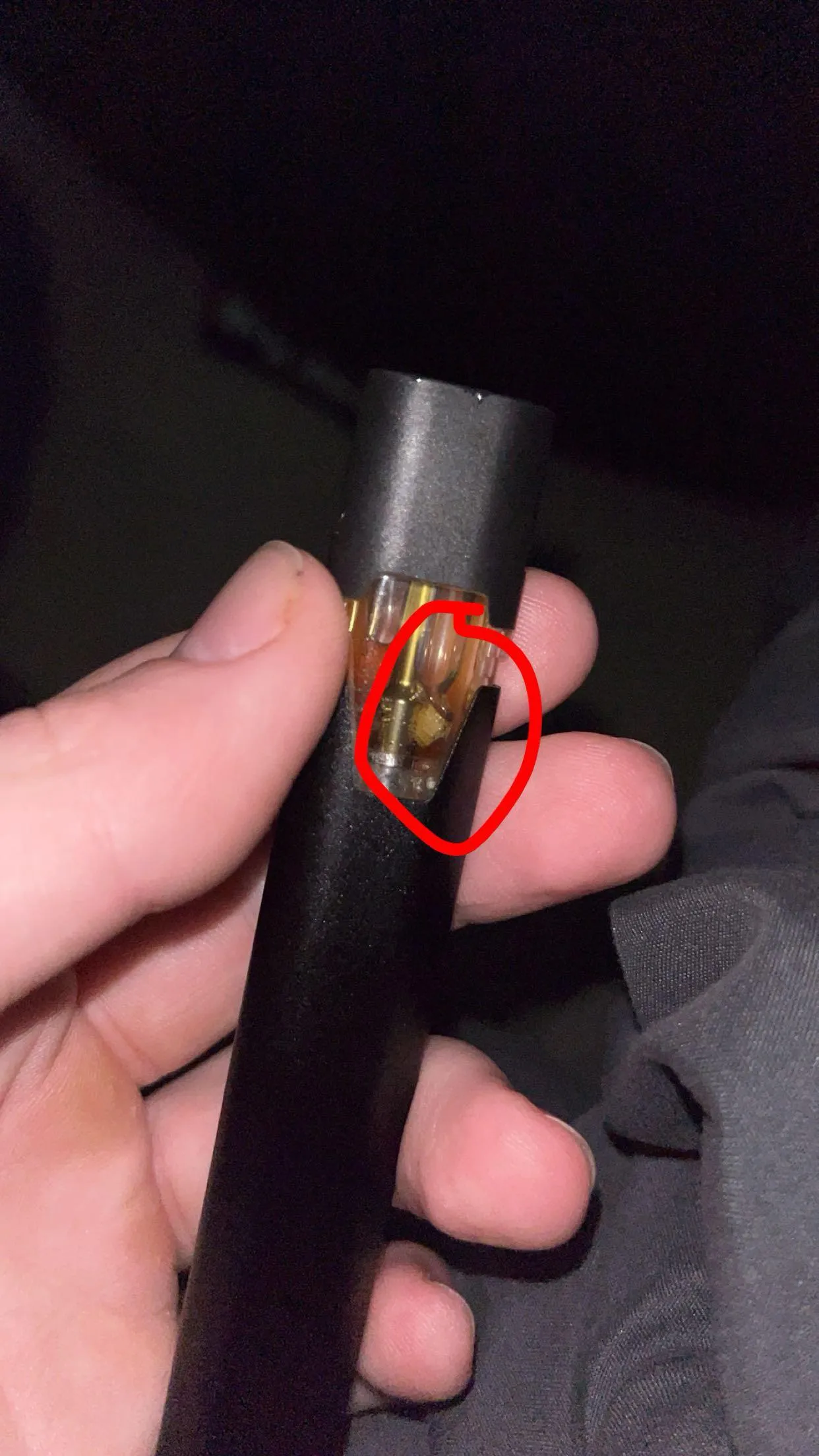 WTF is this in my stizzy hemp pod???? Wasn’t in there before, it started getting super clogged last night and I just noticed it now.