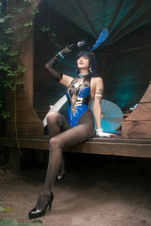 Yelan Bunny Suit cosplay from Genshin Impact by TatsuiTyan