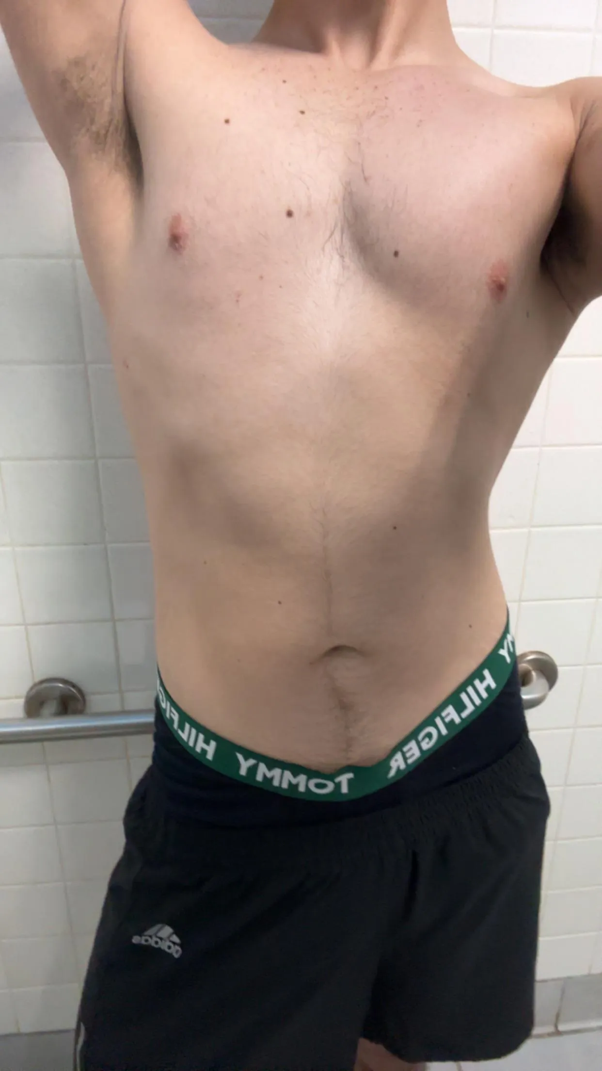 bro lick my sweat I need to be clean before I see my gf