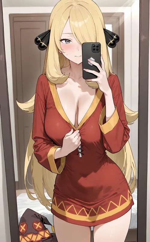 Cynthia's Megumin Cosplay