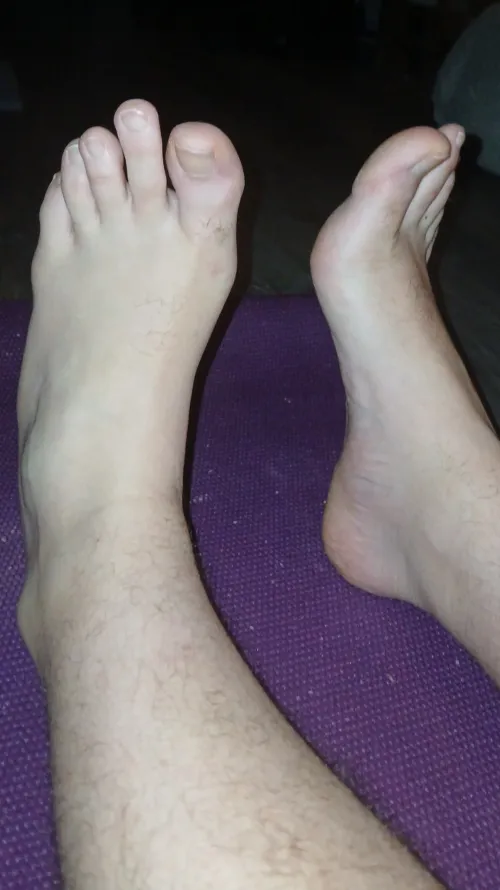 Gotta stretch out on the yoga mat every once in a while