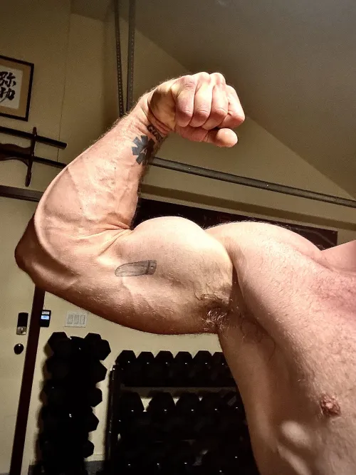 I’m feeling the tricep vein