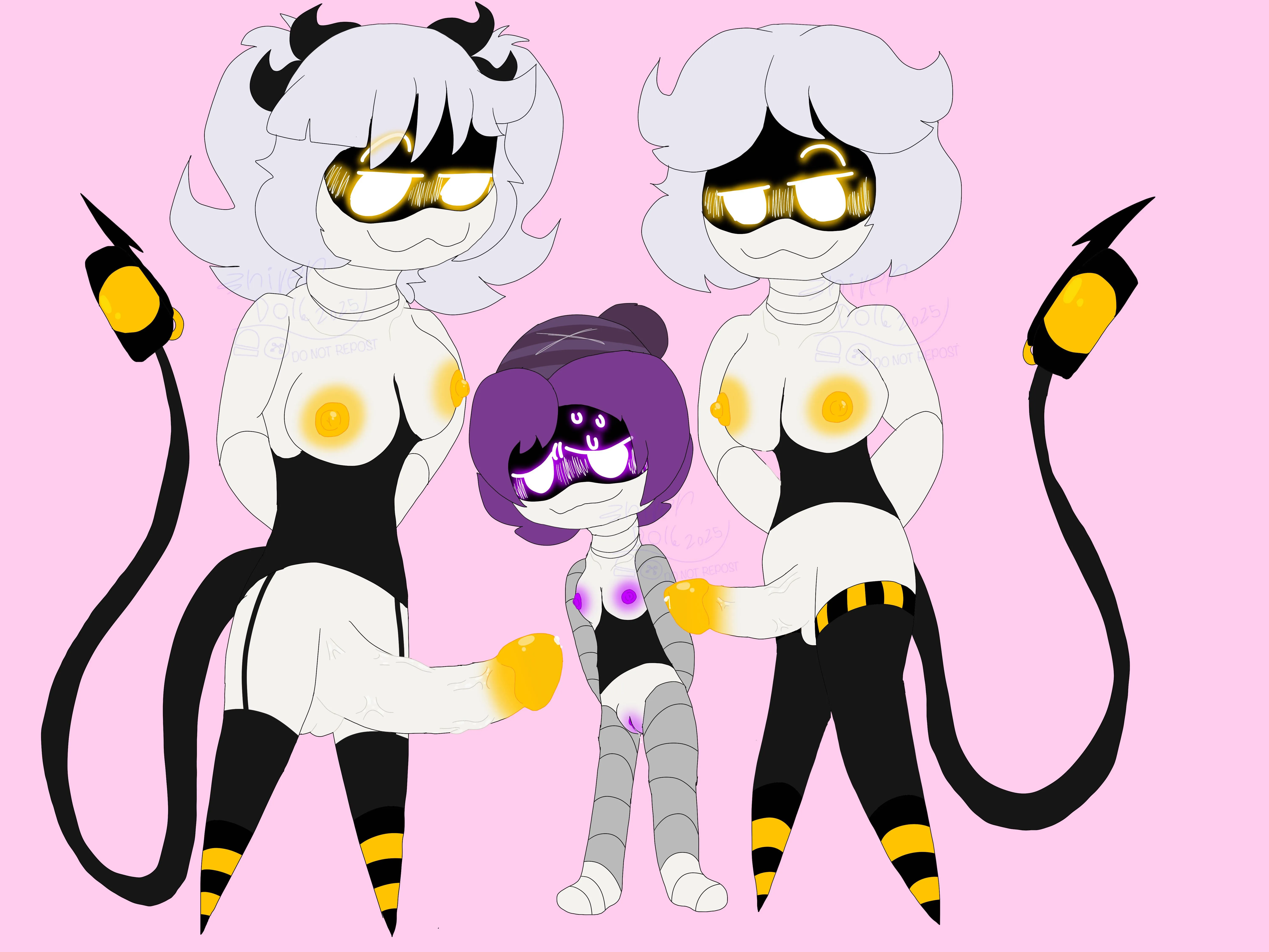 More futa.. might do a part 2 of them fucking her.