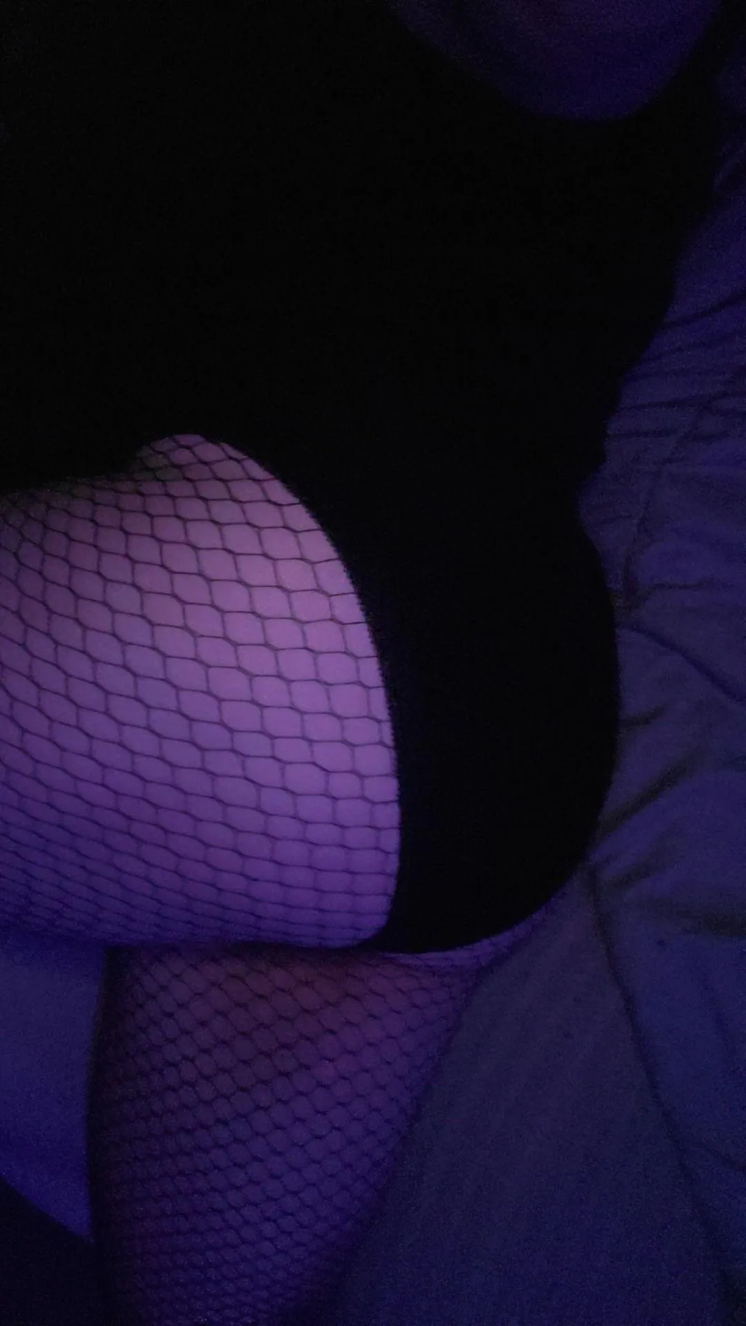 My ass in fishnets