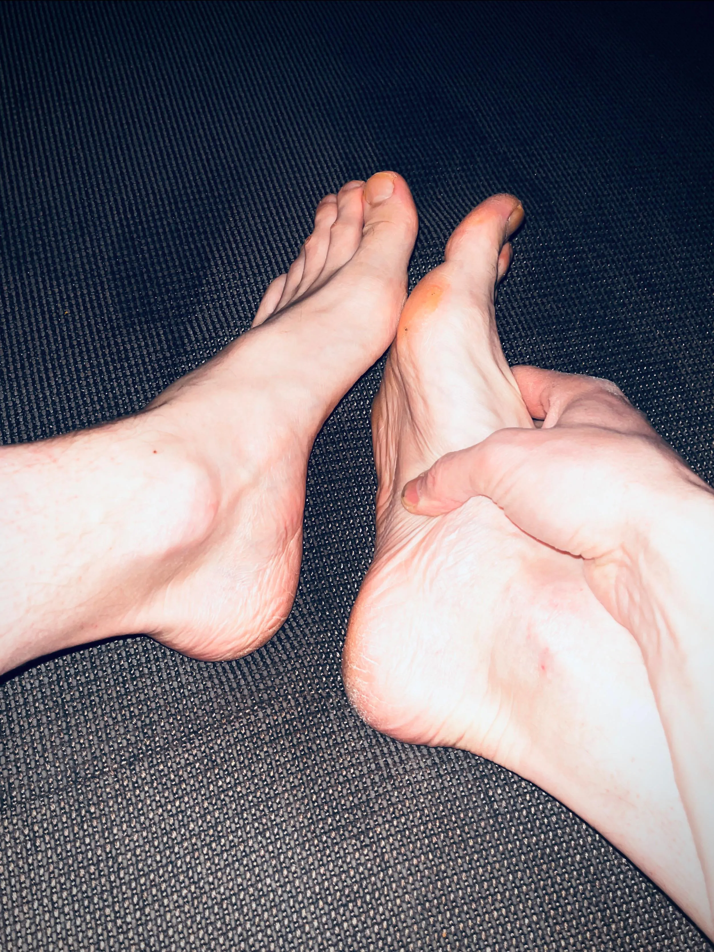 my feet need a massage after gym