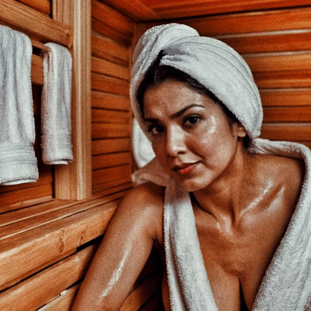 Steamy sauna vibes
