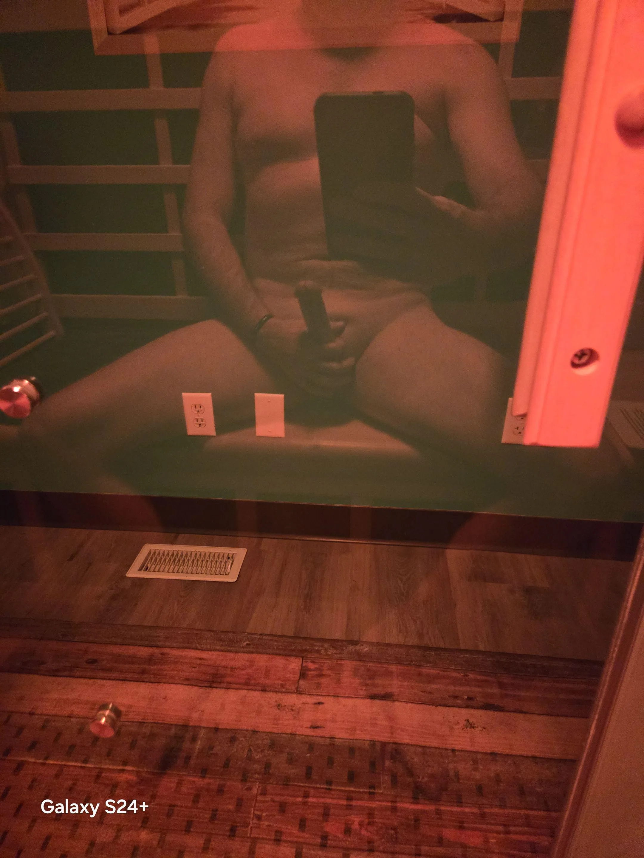 The wife was too busy for the sauna