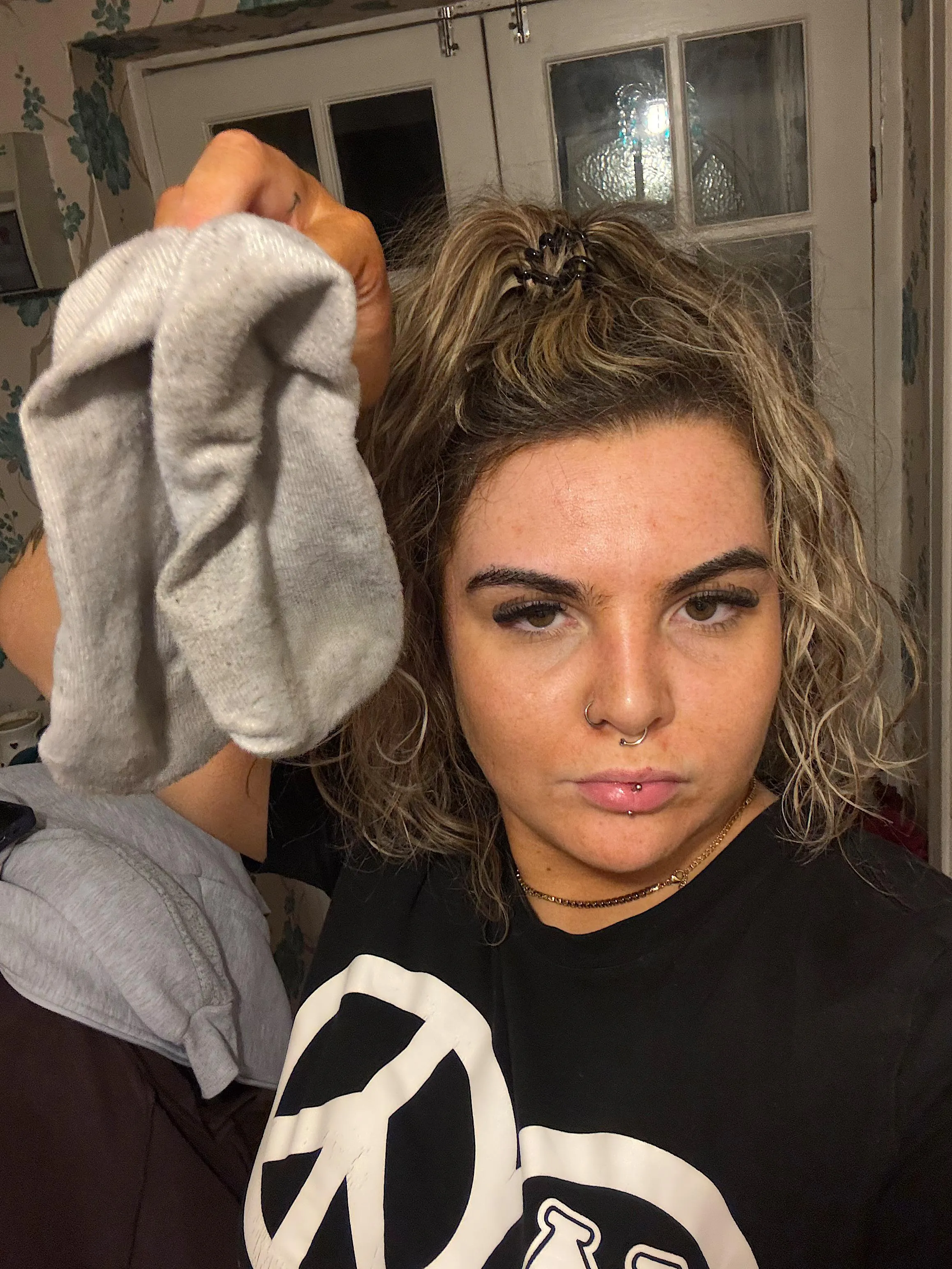 Would you believe these gym socks were originally completely white..