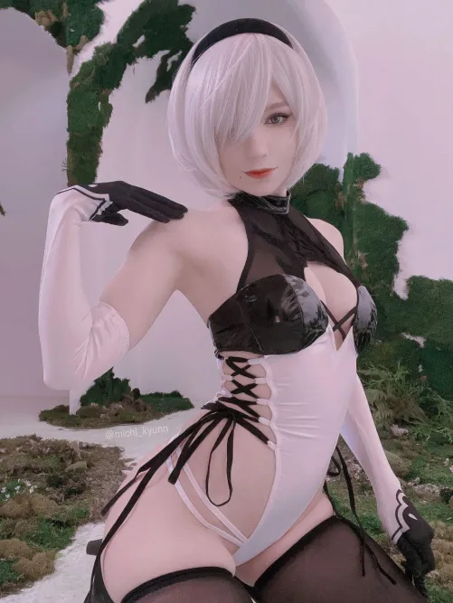 2b from Nier Automata by michi_kyunn