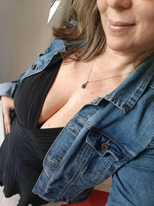 Am i too old to post my cleavage? 50yo