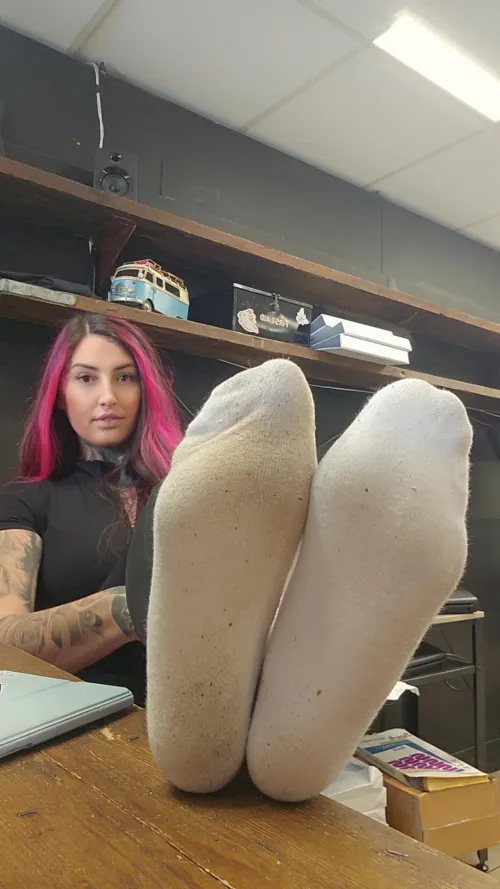 Dont you just love sweaty work socks