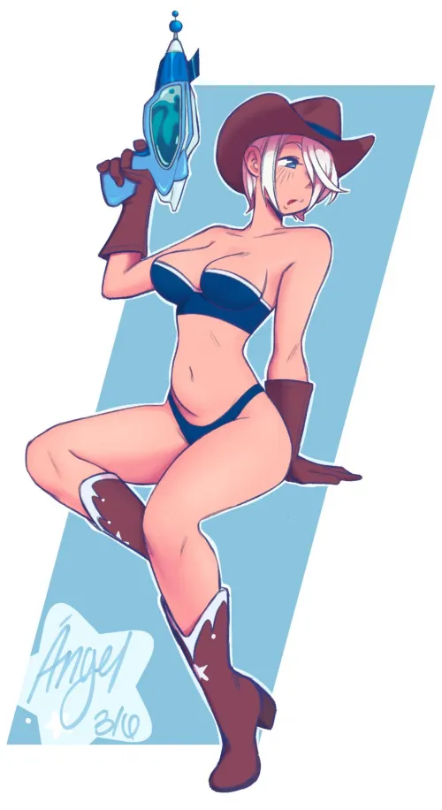 Happy Birthday Space Cowgirl Ángel (snotratz)