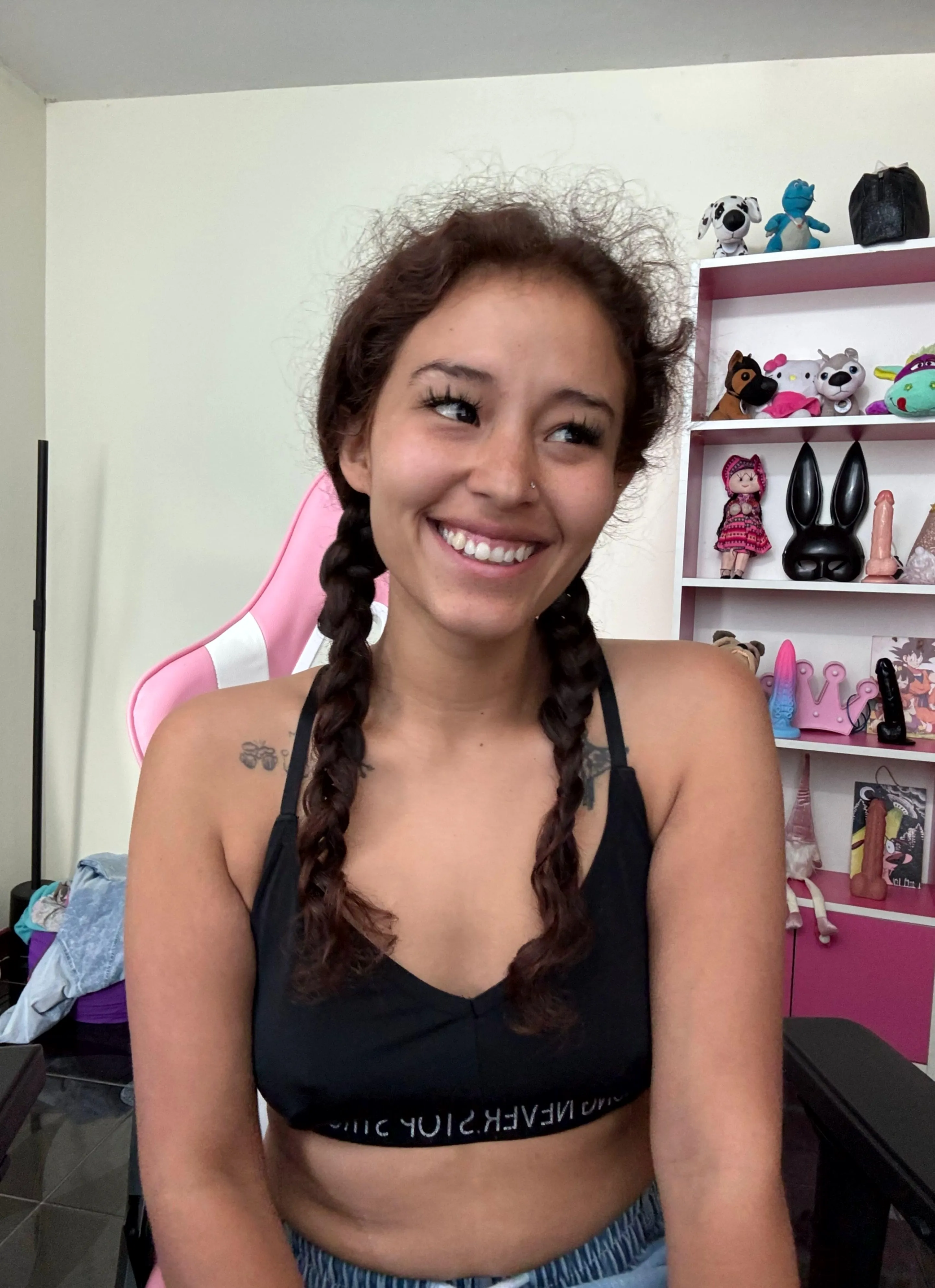 I can send you selfies like this when you're at work