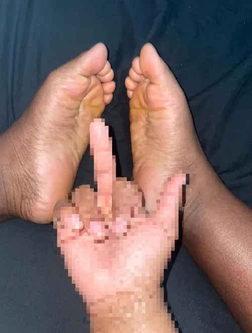 It’s so easy to trigger you. Think about getting flipped off by my soles on your lunch break while you try (and fail) to resist the urge to send.