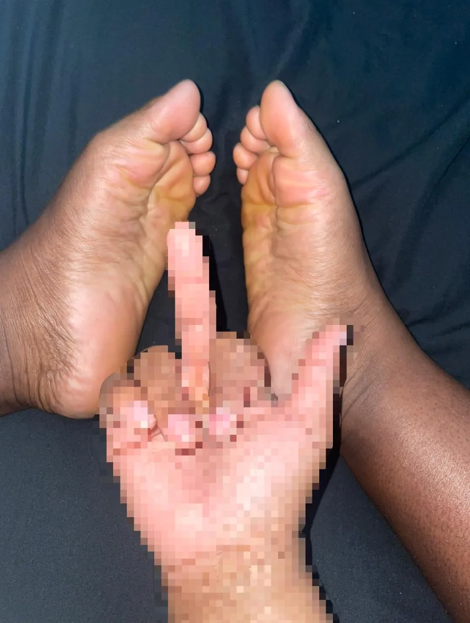 It’s so easy to trigger you. Think about getting flipped off by my soles on your lunch break while you try (and fail) to resist the urge to send.