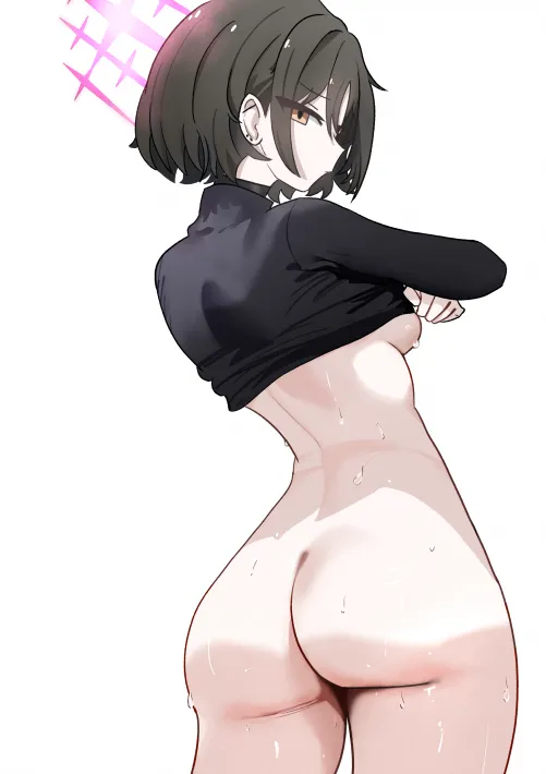 Misaki's booty [Blue Archive]