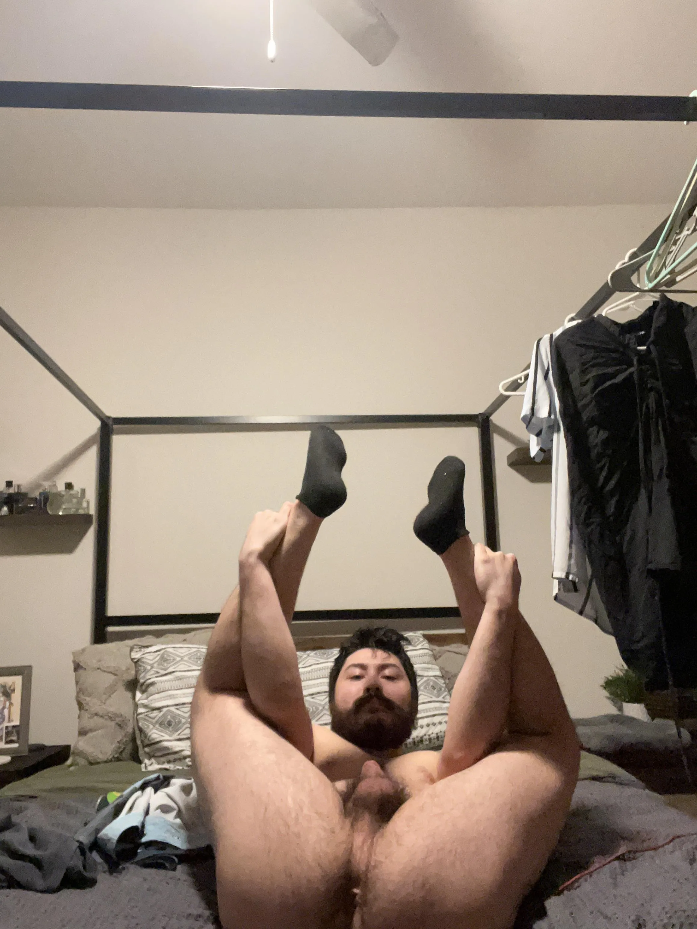 My chubby and hairy ass