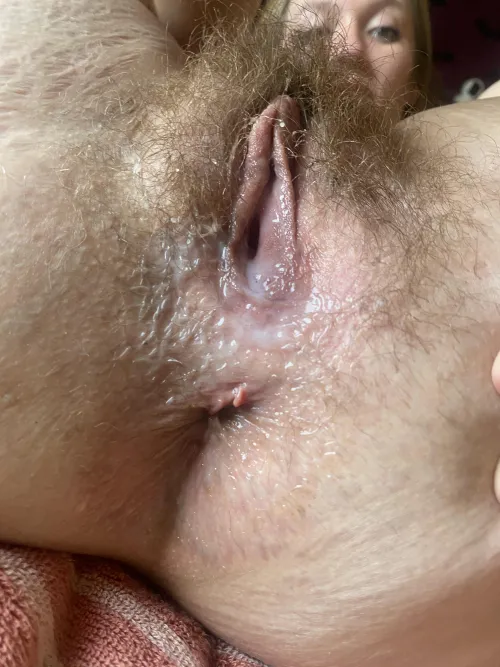 My hairy pussy would be your favorite thing to eat