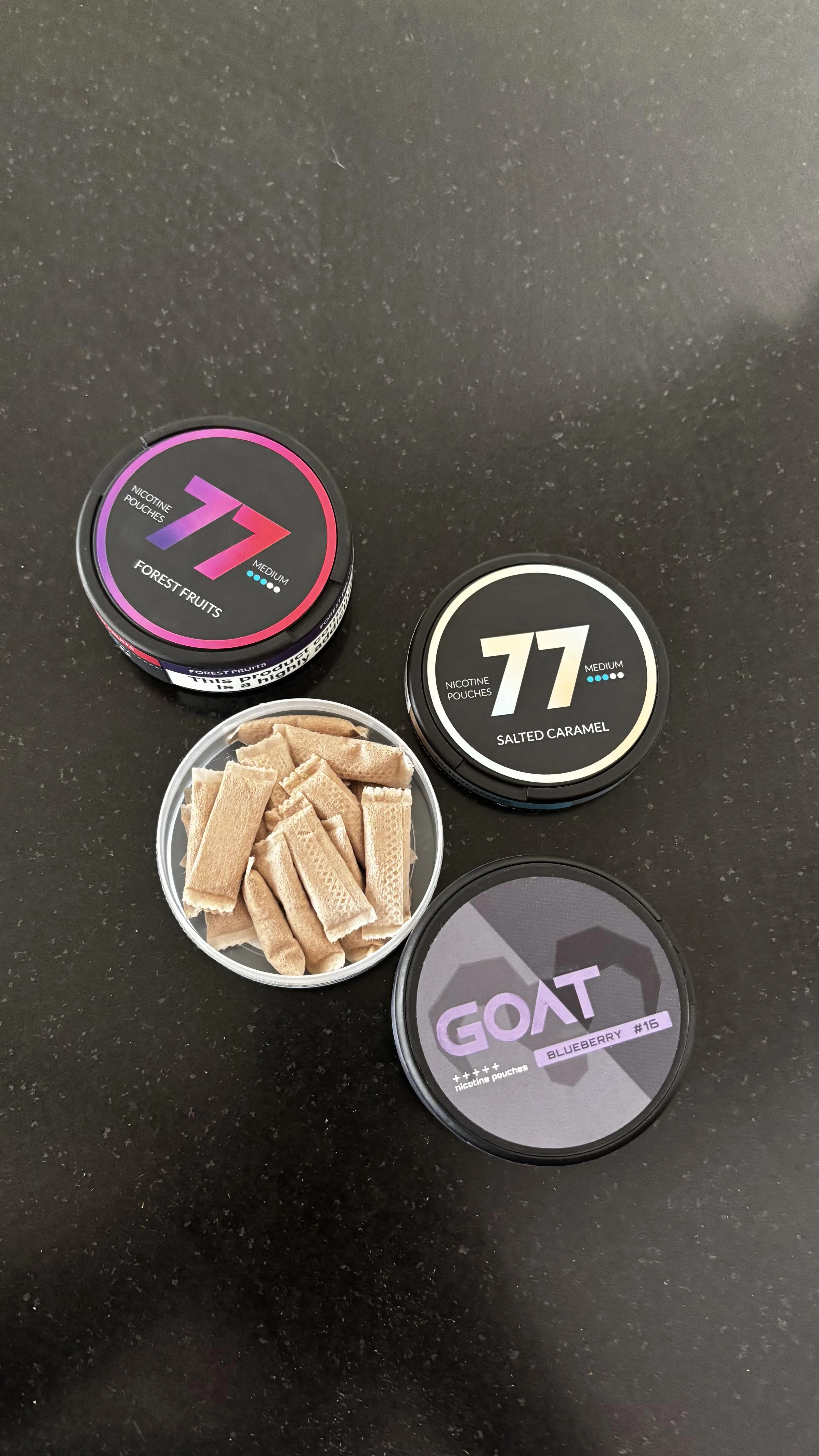 New pouches. Super excited about salted caramel