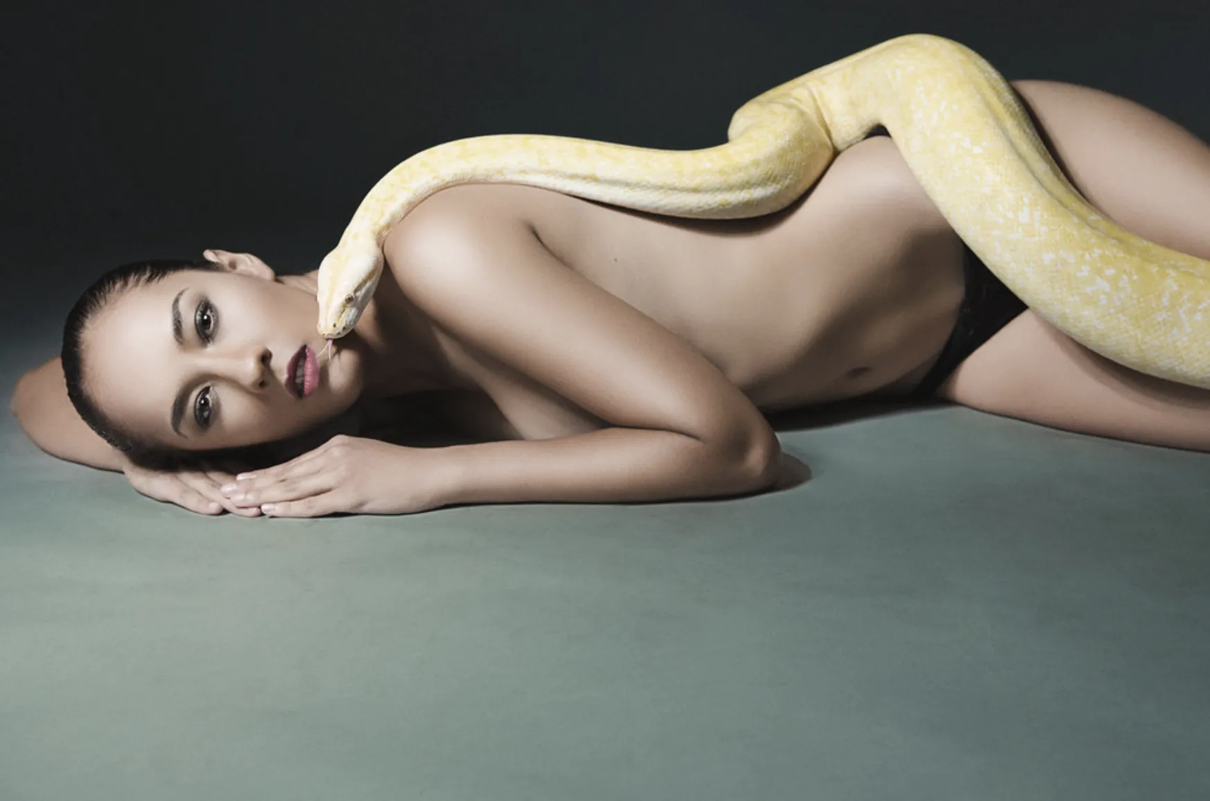 Richard Avedon style snake shoot 3