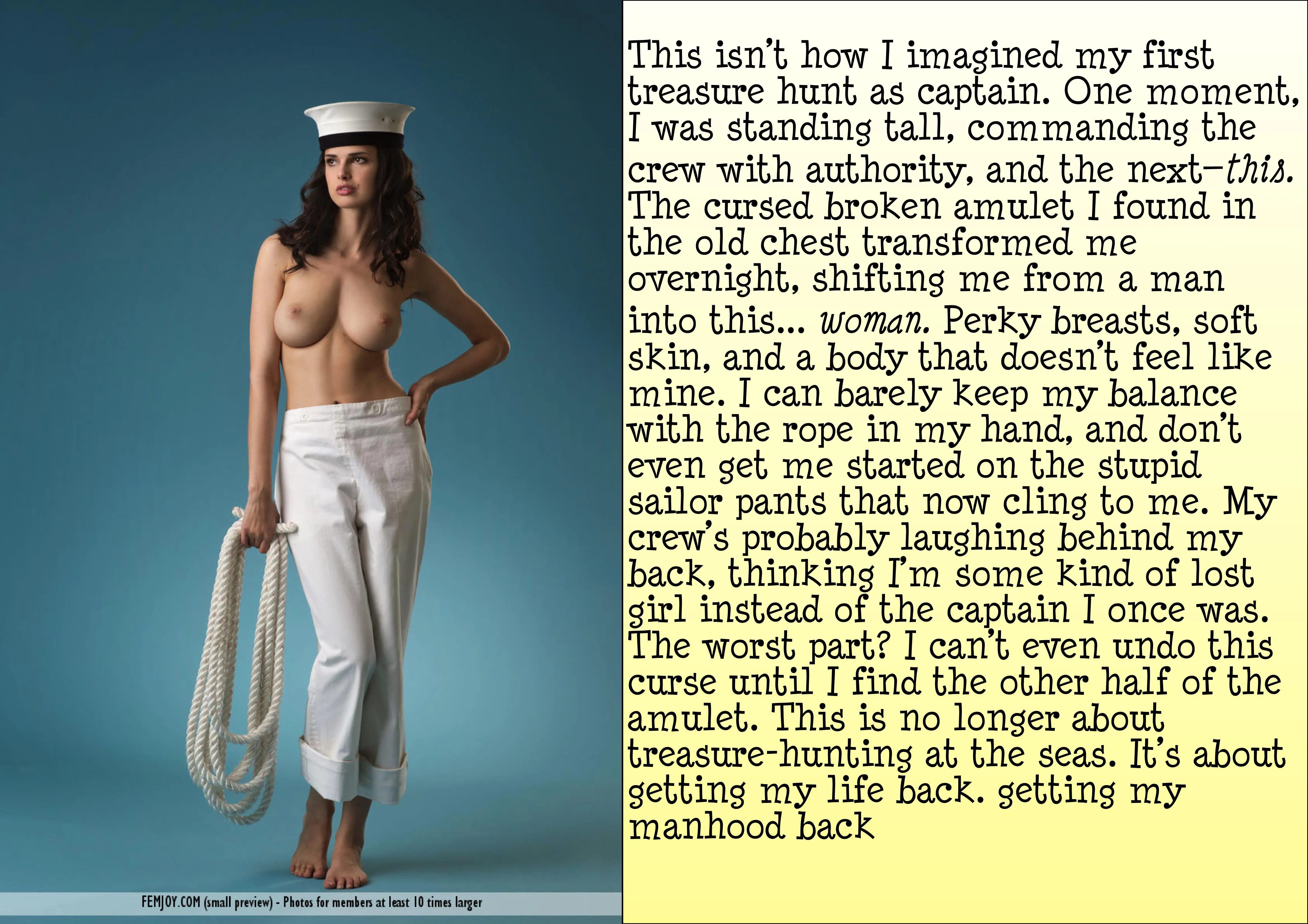 sexy pirate - tgtf caption by indiantgstories