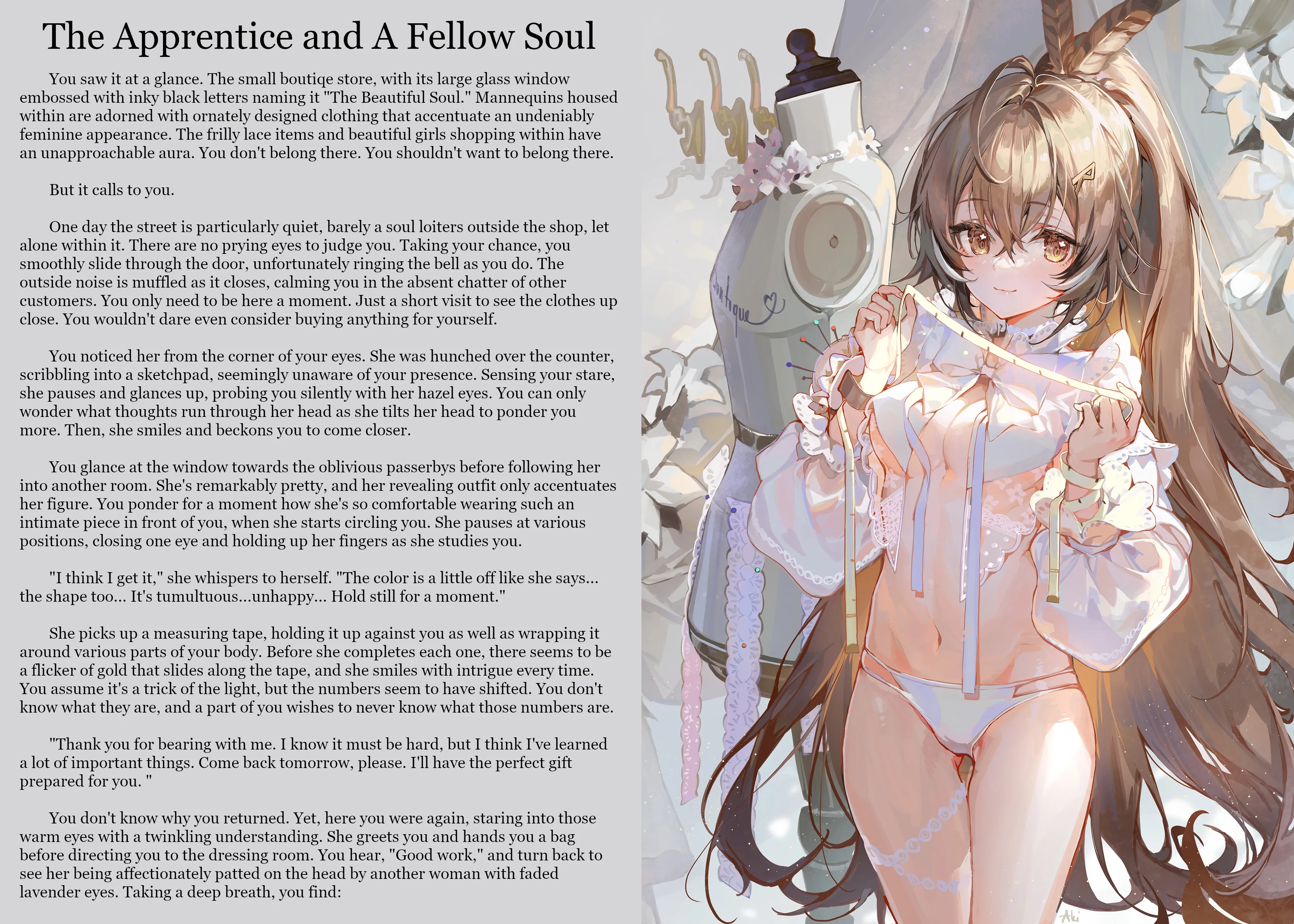 The Apprentice and A Fellow Soul [CYO in Comments]