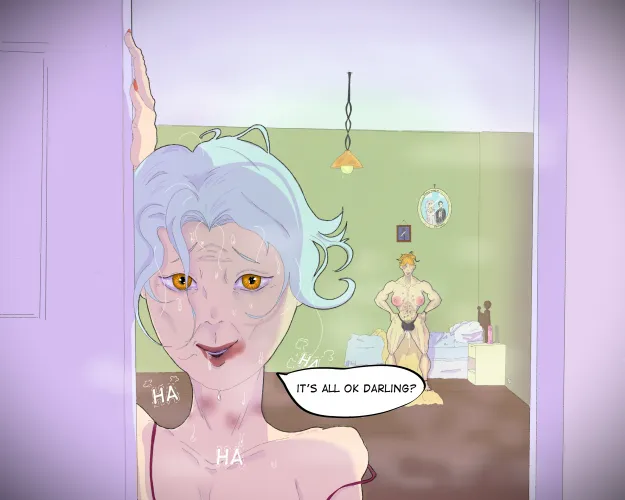 The story behind this work is not NTR, but I think it's good material for a caption that is. By the way, thanks for all the upvotes my previous work received, I appreciate it😊