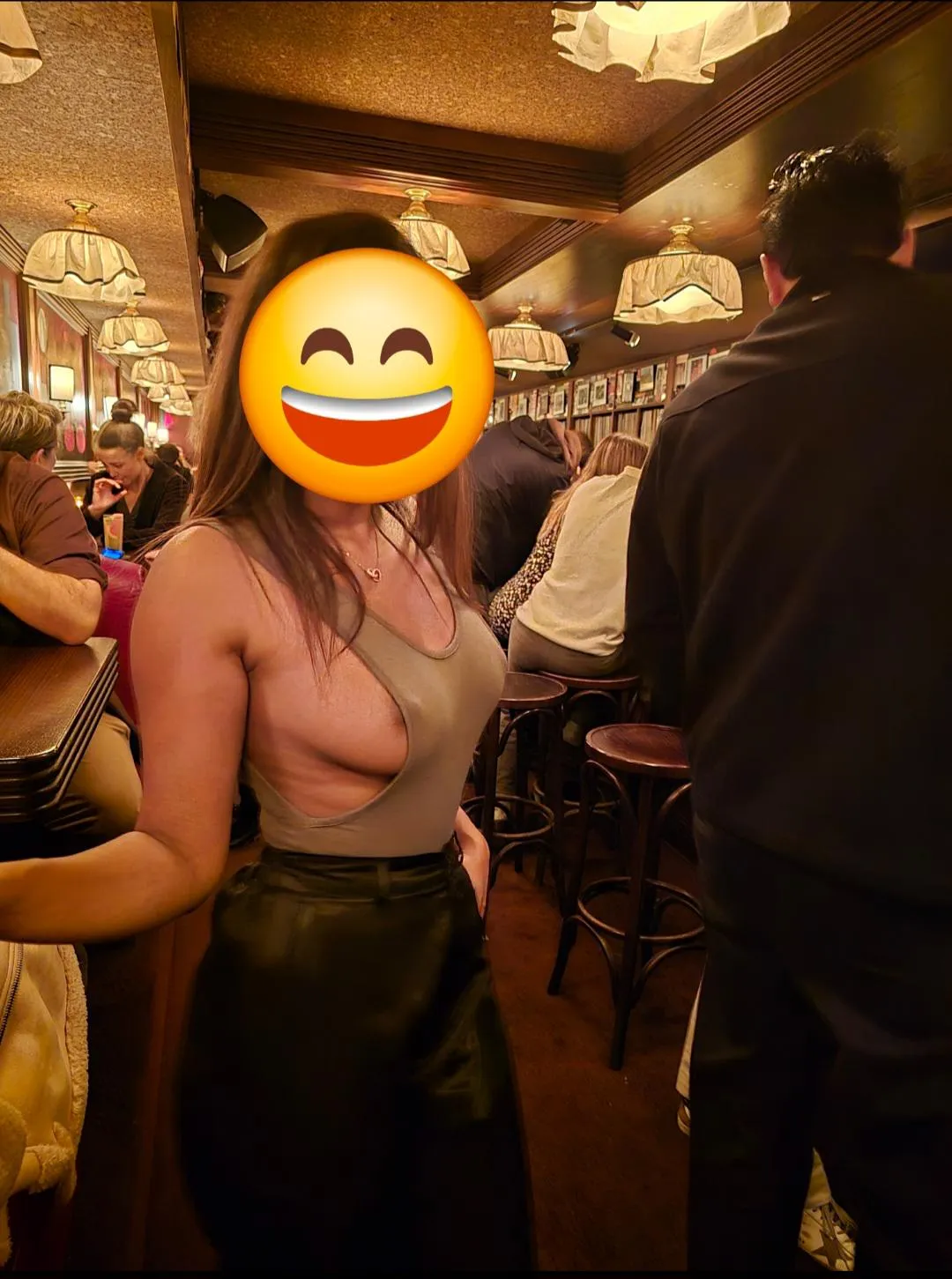 This outfit left very little to the imagination