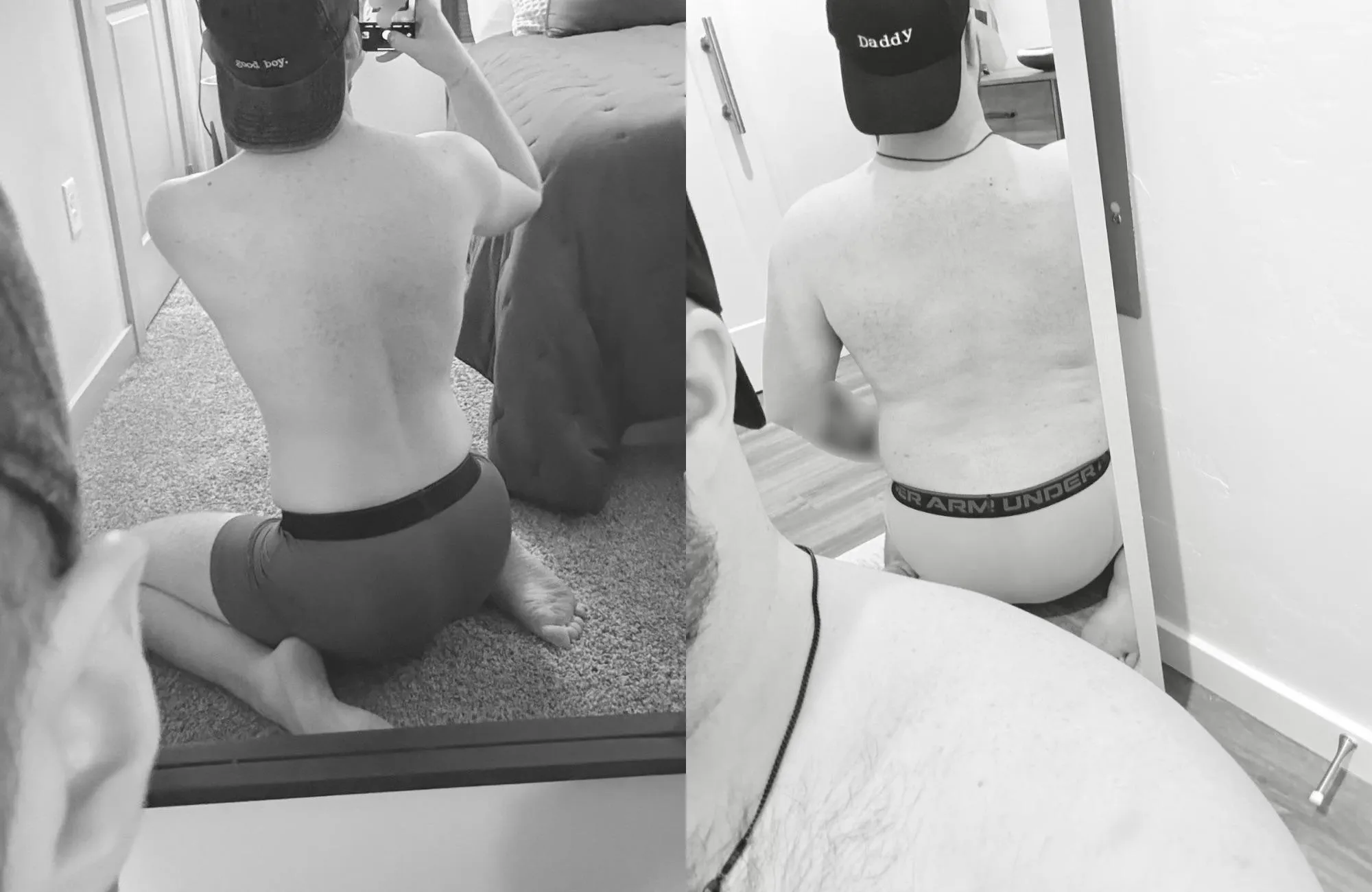 We love taking pics in our underwear 🤭