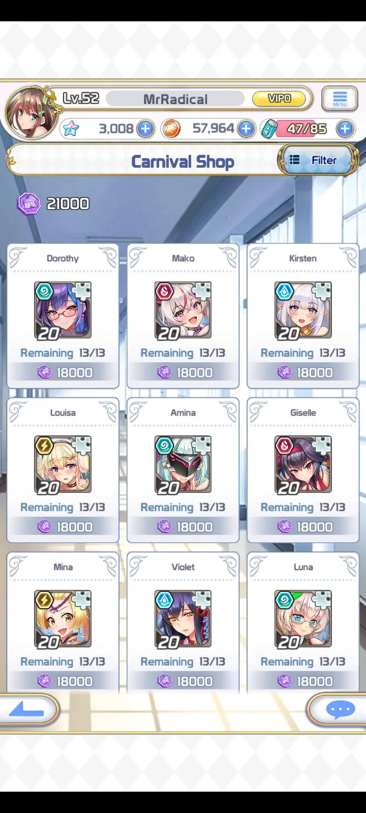 Which character should I invest in as a beginner and f2p player?