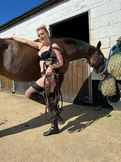 Why don’t you treat yourself to a real farm girl