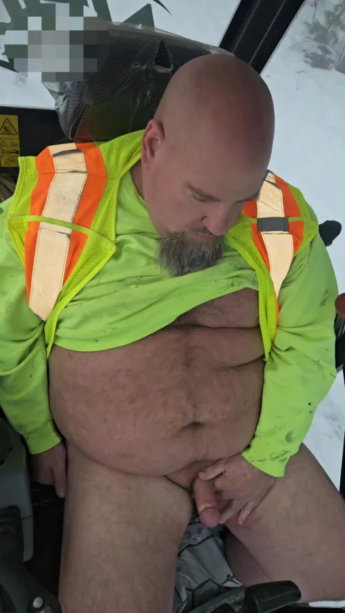 Catch me [48] in the excavator with my cock out. What's your next move?