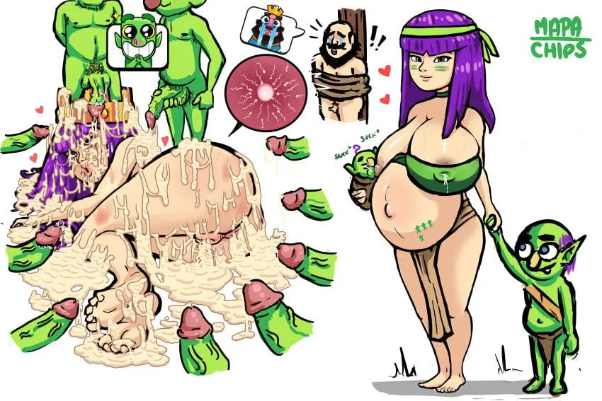 Even a king can get cucked by goblins (Mapachips)